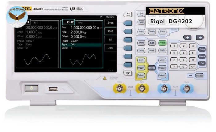 Máy phát xung RIGOL DG4202 (200MHz, 500Msa/s)